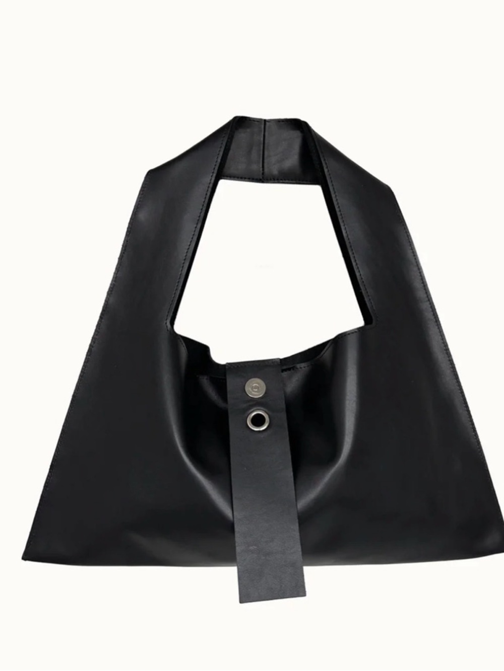The New Studio Black Shoulder Tote Bag